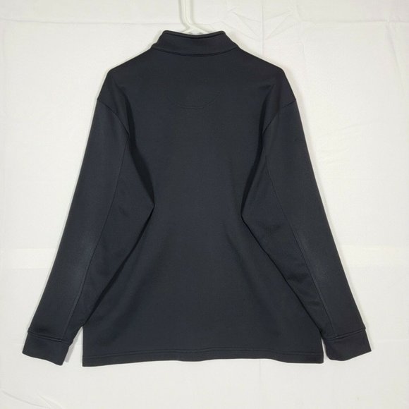 PGA Tour Jacket Mens L Black 1/4 Zip Pullover Athletic Long Sleeve Shirt Sweater - Picture 8 of 10